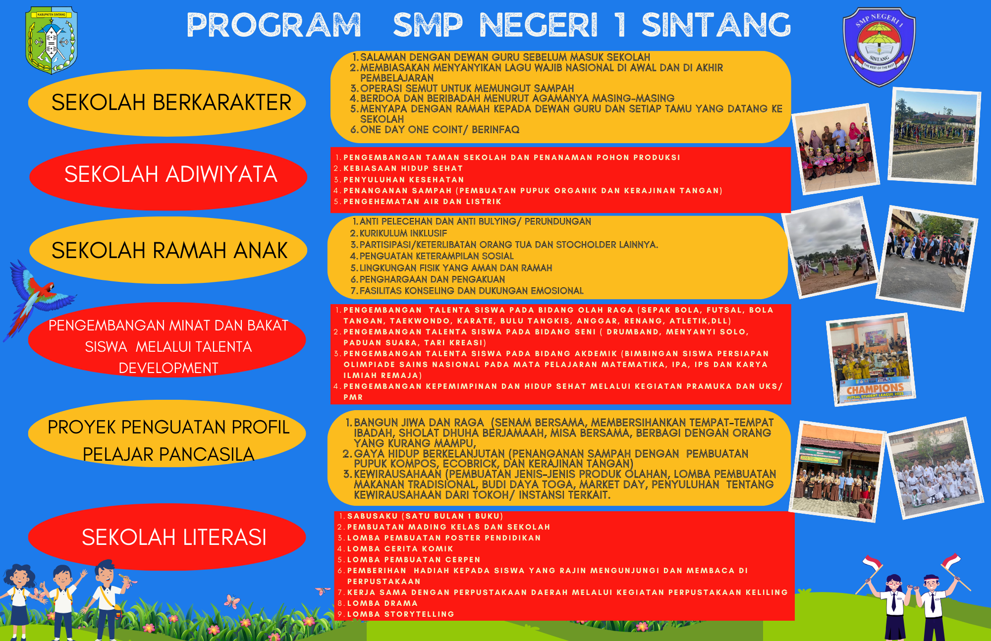 PROGRAM KERJA  SMPN 1 SINTANG 2025/2026